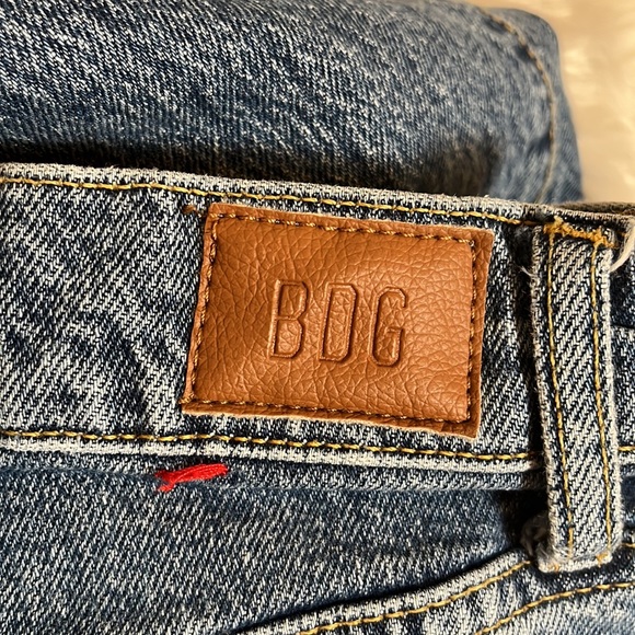 BDG Urban Outfitters Distressed Stretch High Rise  Flare Jeans - Picture 9 of 11